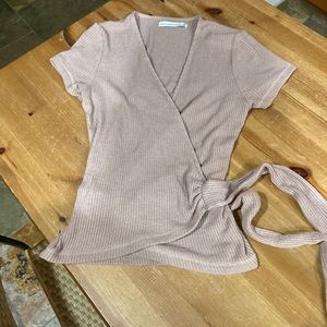 Abercrombie & Fitch wrap top